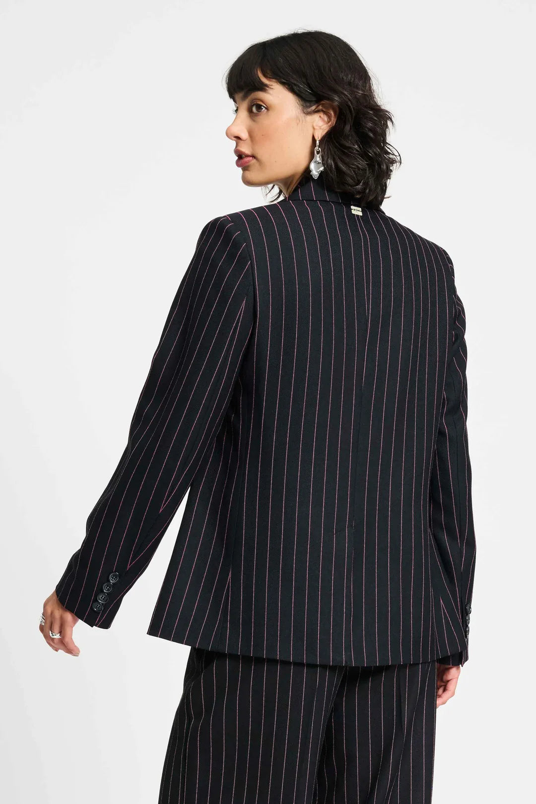 POM Amsterdam - Noir Striped Blazer