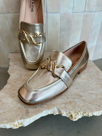 Alfie and Evie - Major Soft Gold Loafer