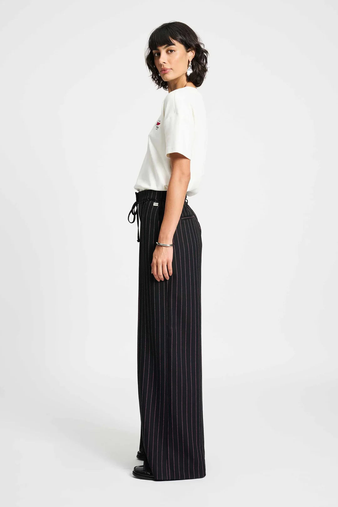 POM Amsterdam - Noir Stripe Pant