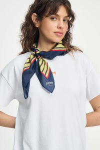 POM Amsterdam - POM Stripes Cream Shawl