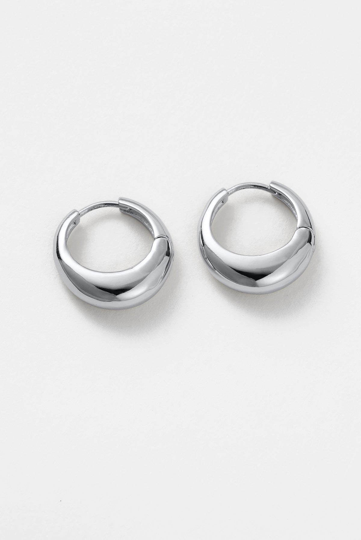 Zafino Cleo Hoop Medium Silver