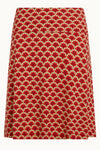 King Louie - Border Skirt Touché Red Print