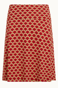 King Louie - Border Skirt Touché Red Print
