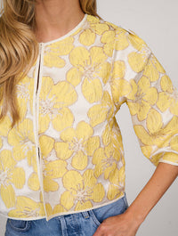 Lolly's Laundry - Trine Short Jacket Light Yellow