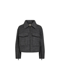 Mos Mosh - Juliette Short Jacket Phantom Grey