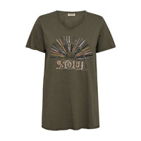 Mos  Mosh - Caro SS Tee Dusty Olive
