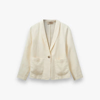 Mos Mosh - Amelina Linen Blazer Ecru