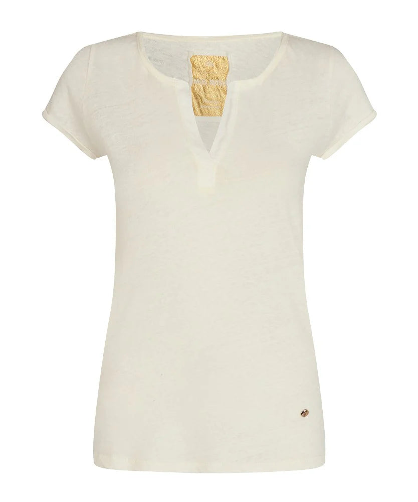 Mos Mosh - Troy Tee SS Ecru