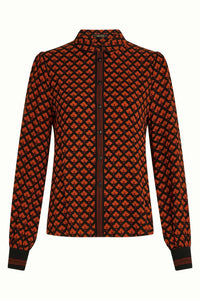 King Louie - Maisie Blouse Moire Black