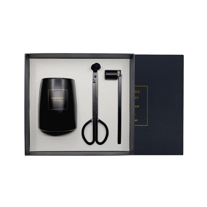 MOSS ST - Sage & Cedar Candle Care Gift Set