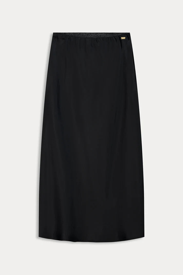 POM Amsterdam - Satin black Skirt
