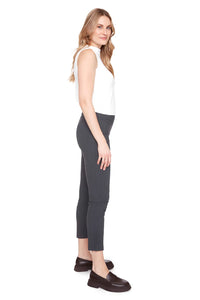 UP! Pants - Side Slit Techno Ankle Pant Mist Charcoal