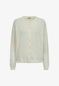 Mos Mosh - Alyce Linen Cardigan Ecru