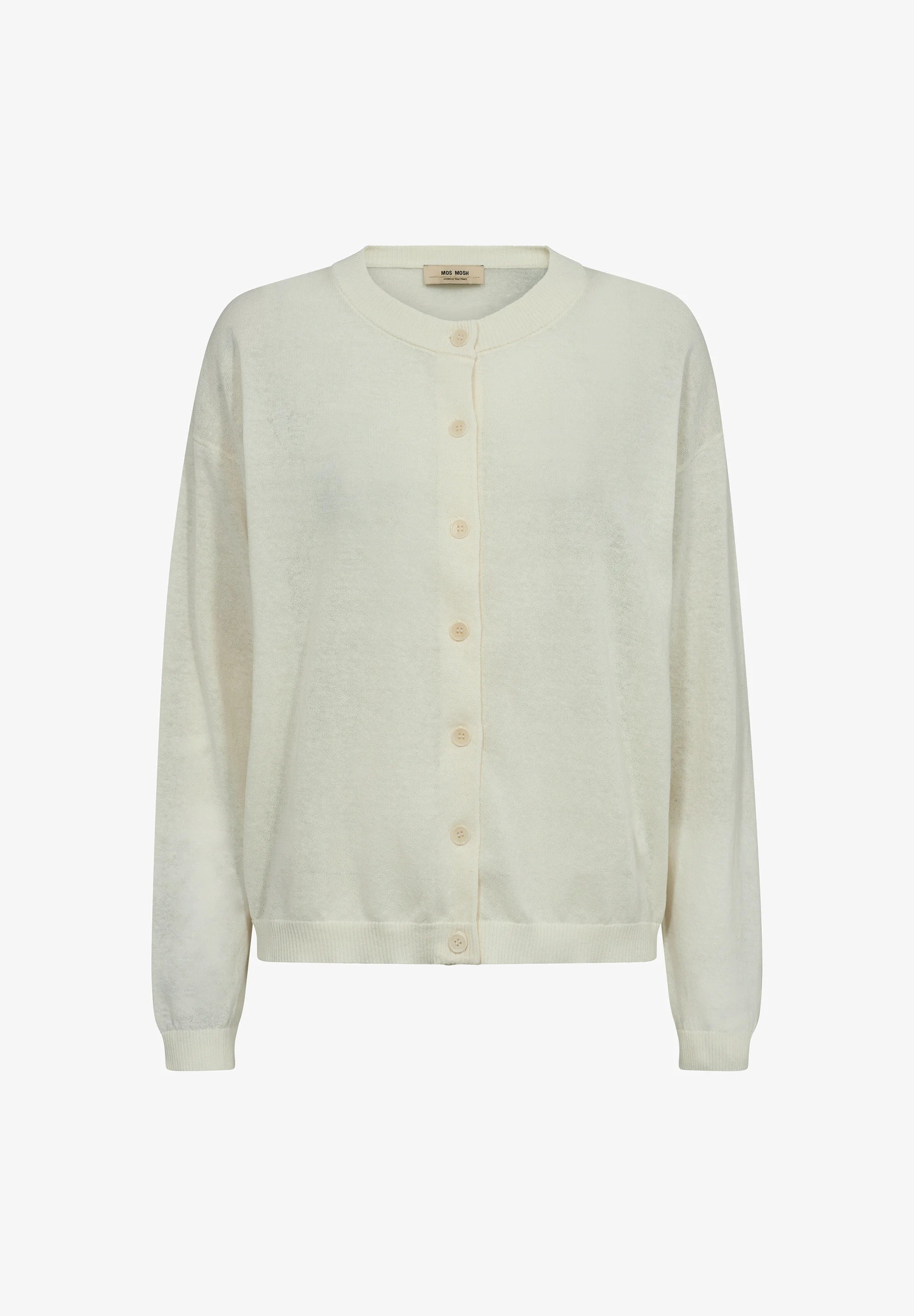 Mos Mosh - Alyce Linen Cardigan Ecru