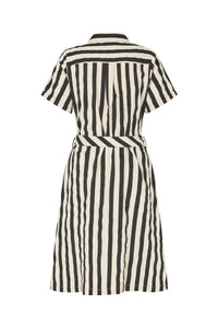 Lolly’s Laundry - Tulle Midi Dress Black Stripe