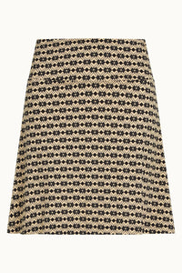 King Louie - Border Skirt Fusili Black Print