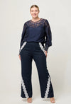 ONCE WAS - Mirador Cotton Silk Shirt in Night Sky