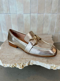 Alfie and Evie - Major Soft Gold Loafer