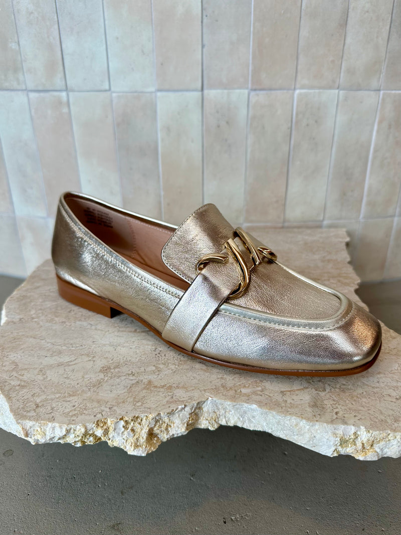 Alfie and Evie - Major Soft Gold Loafer