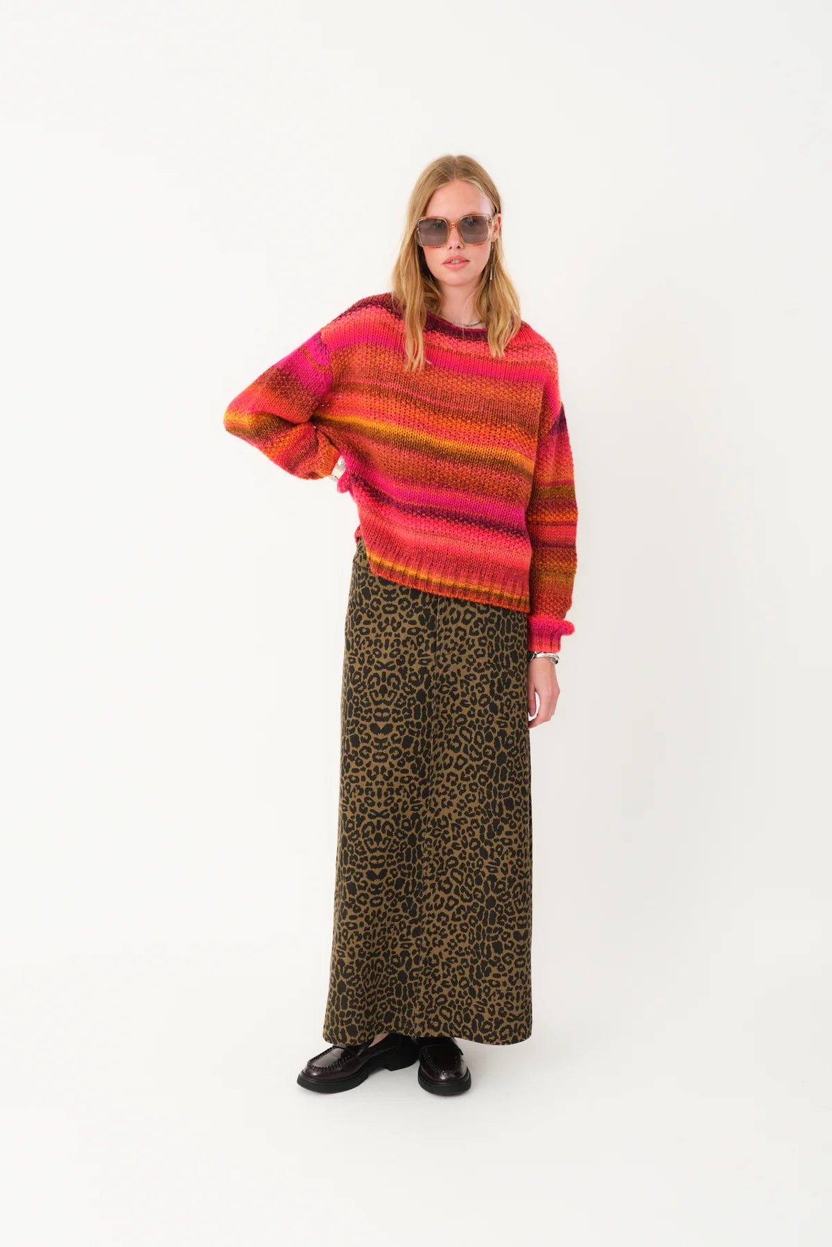 Lolly's Laundry - Fairhaven Jumper Orange Multi