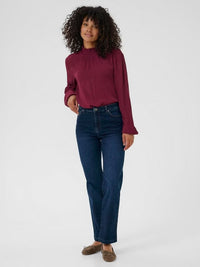 KAFFE - Maris Straight Leg Dark Blue Denim