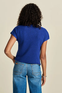 POM Amsterdam - Bright Blue Knit Top/Vest