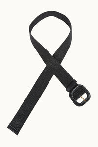 King Louie - Black Raffia Belt