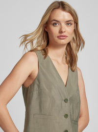 Mos Mosh - Lua Eden Vest Dusty Olive