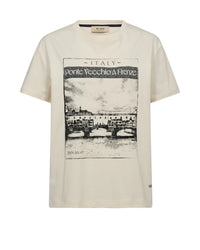 Mos Mosh - Ansie O-Neck Tee Ecru