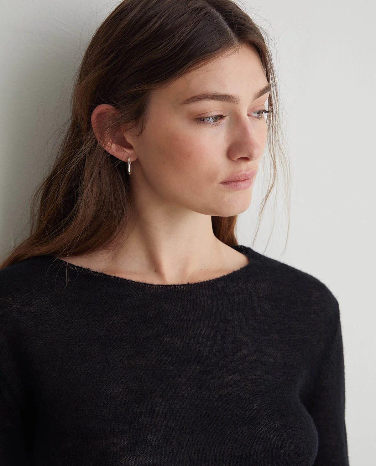 Yerse - Boat Neck Knit Black