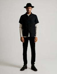 Mr Simple - Smith Organic Cotton Long Sleeve Waffle Vintage White