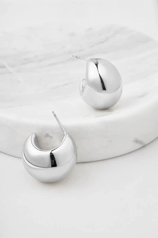Zafino - Hailey Hoop Silver