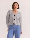 Staple the Label - Wilmer Cardigan Grey-Marle