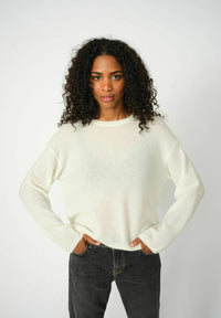 Mos Mosh - Mape O Neck Knit Ecru