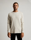 Mr Simple - Smith Organic Cotton Long Sleeve Waffle Vintage White