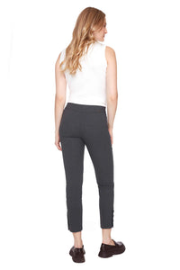 UP! Pants - Side Slit Techno Ankle Pant Mist Charcoal