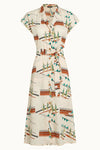 King Louie - Irene Midi Dress Antibes Sailboat Print