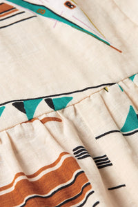 King Louie - Judy Midi Skirt Antibes Sailboat Print