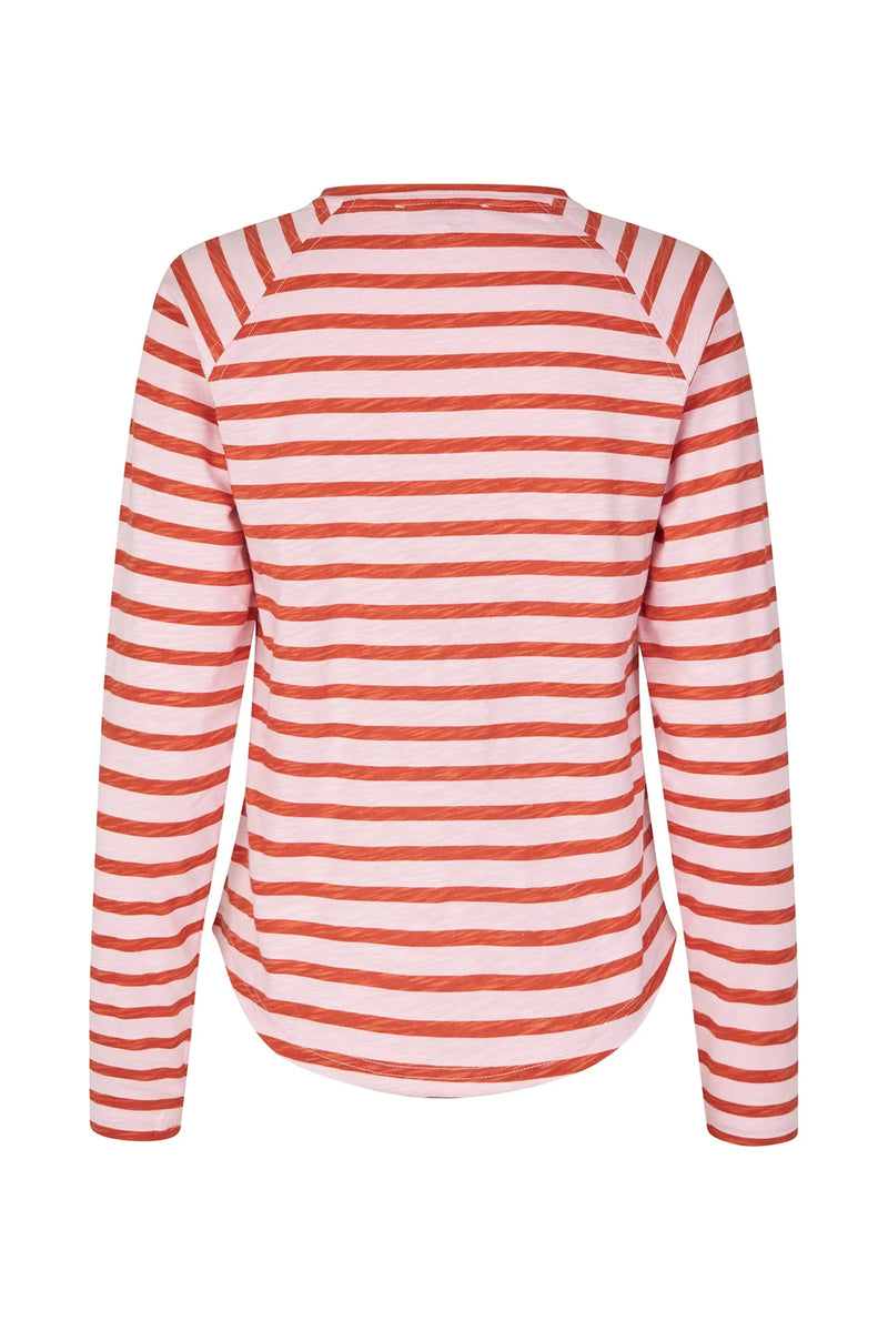 Lolly's Laundry -  Liva LS Tee Pink Stripe