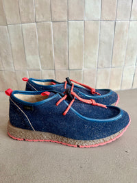 Gaimo - Pranvi Dark Jeans Blue Rough Suede