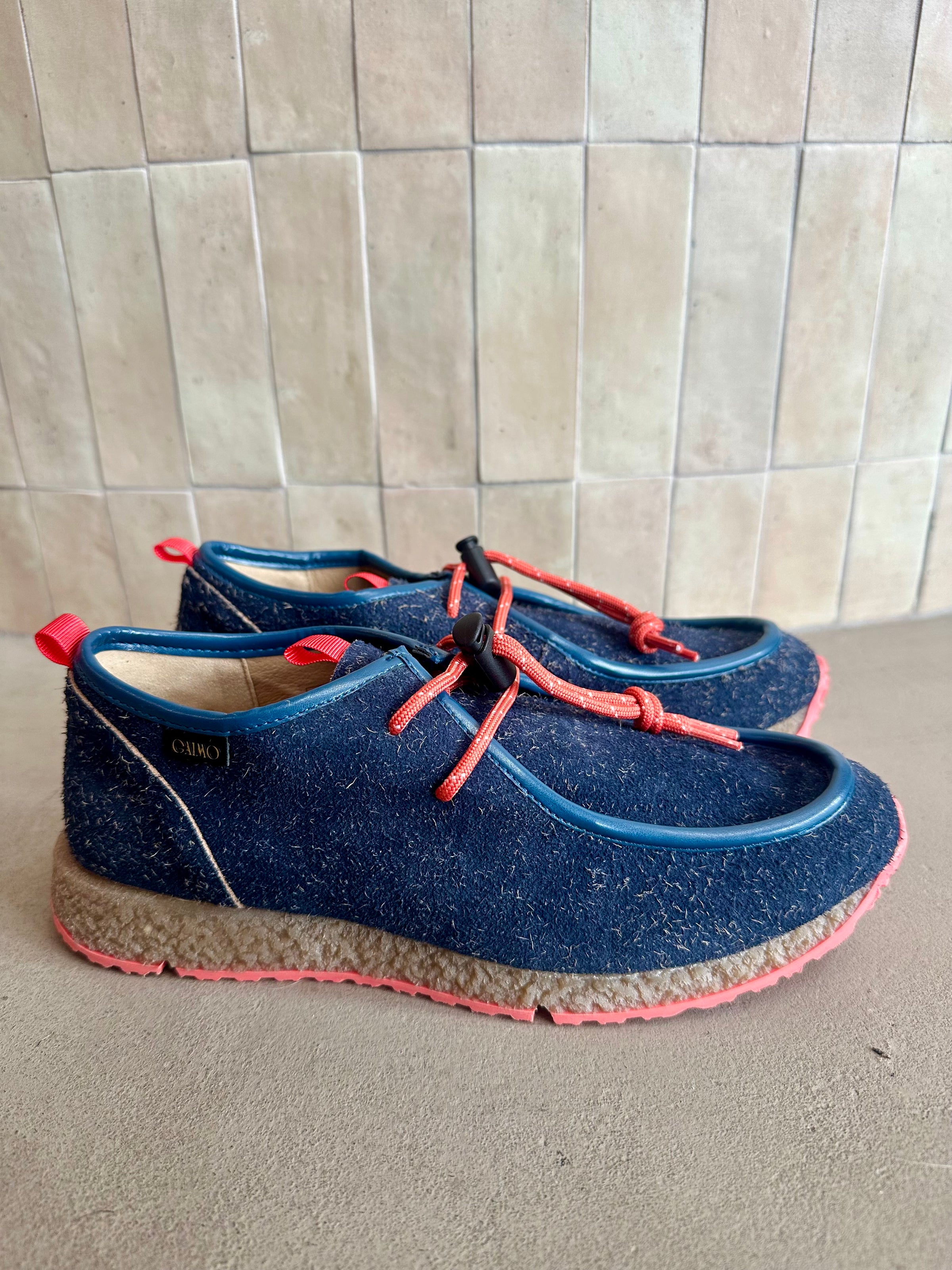 Gaimo - Pranvi Dark Jeans Blue Rough Suede