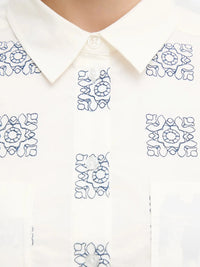 Mos Mosh - Weina Geo Shirt Ecru