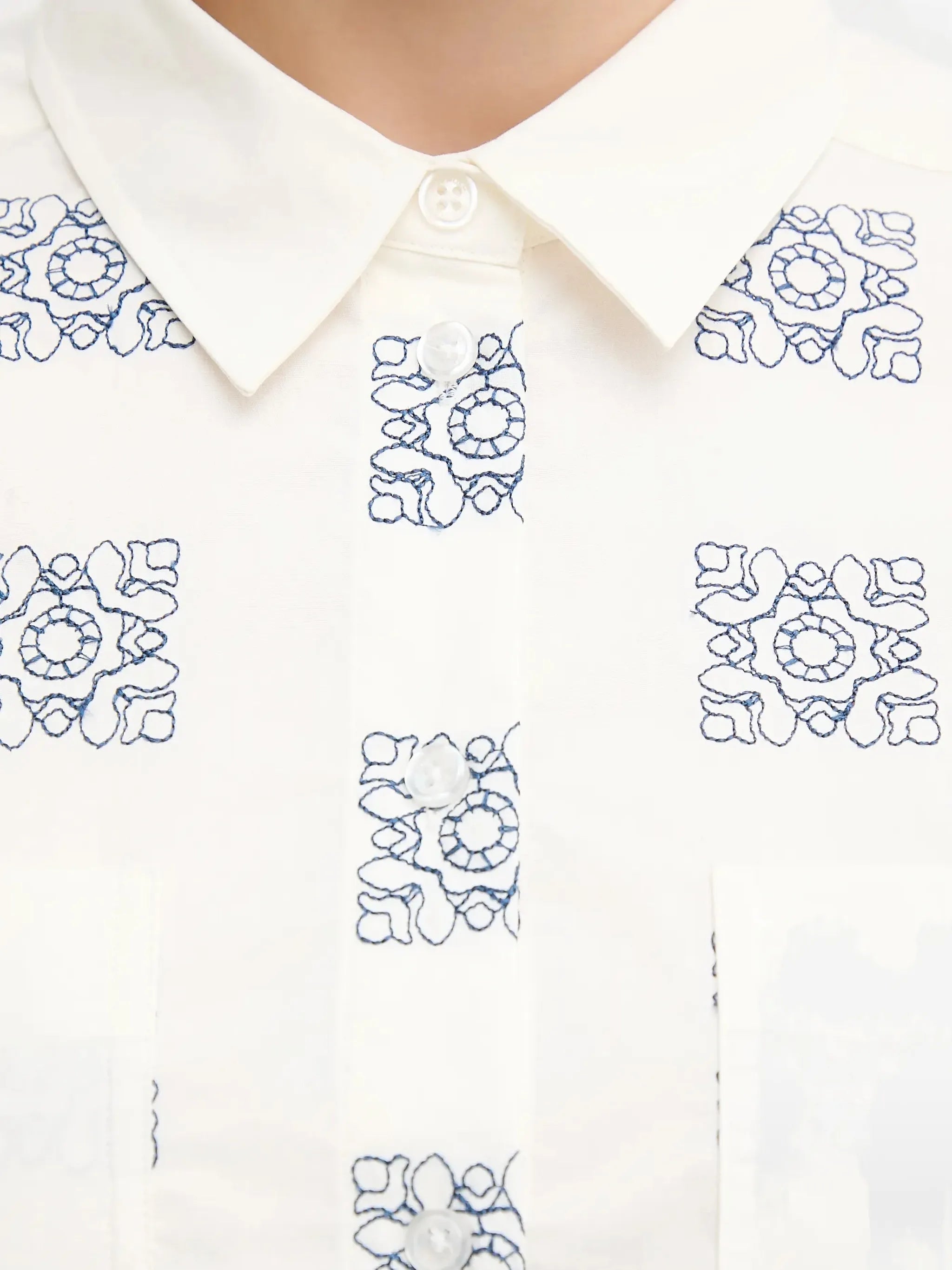 Mos Mosh - Weina Geo Shirt Ecru
