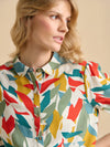 Brakeburn - Falling Leaves Short Sleeve Blouse