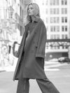 Mos Mosh - Venice Wool Coat Forest Night
