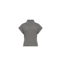 Mos Mosh - Biola Bine Knit Vest Grey