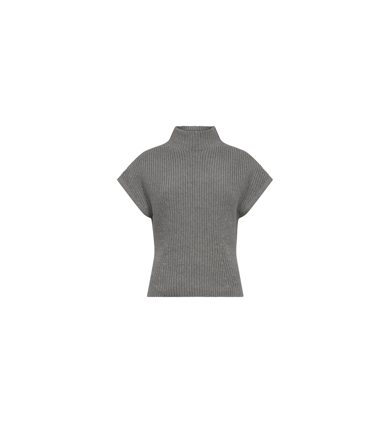 Mos Mosh - Biola Bine Knit Vest Grey