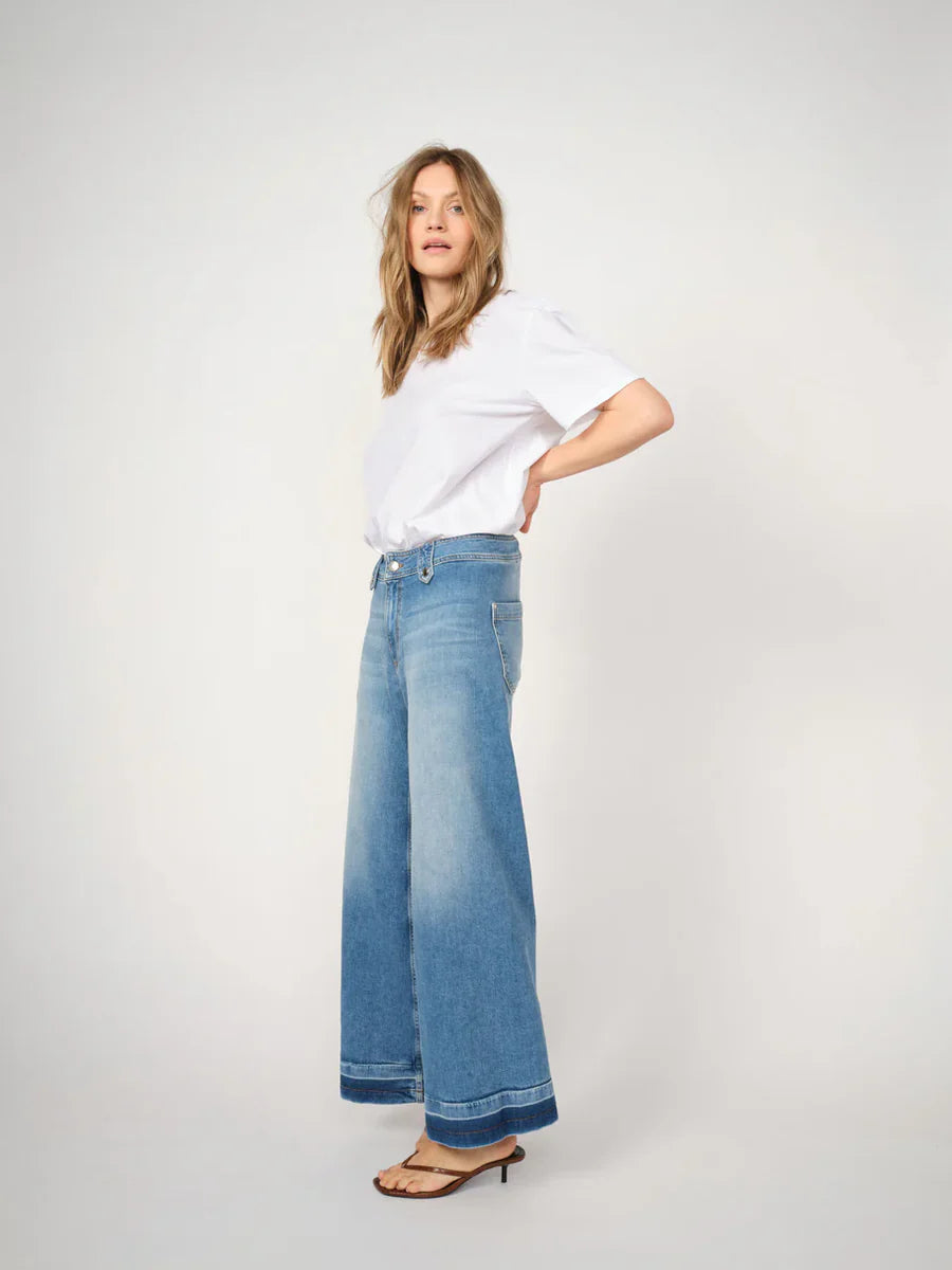 MOS MOSH - Hermina Zack Jeans Mid Blue