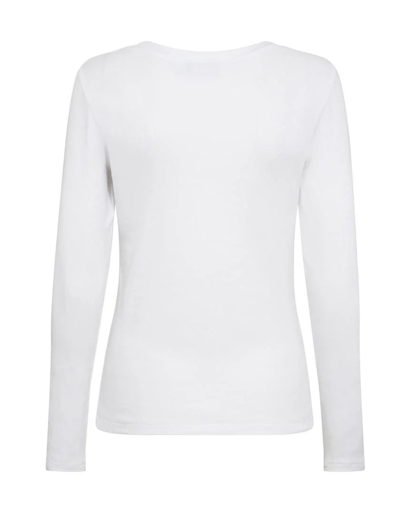 Mos Mosh - Nicole O-LS Tee White