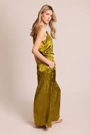 Traffic People - Evie Flared Trousers Olive